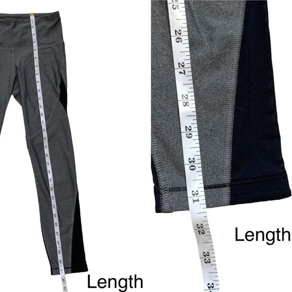 Under Armour HeatGear Gray Grey and white Mesh Mid-Rise Leggings Size Small - Picture 16 of 17